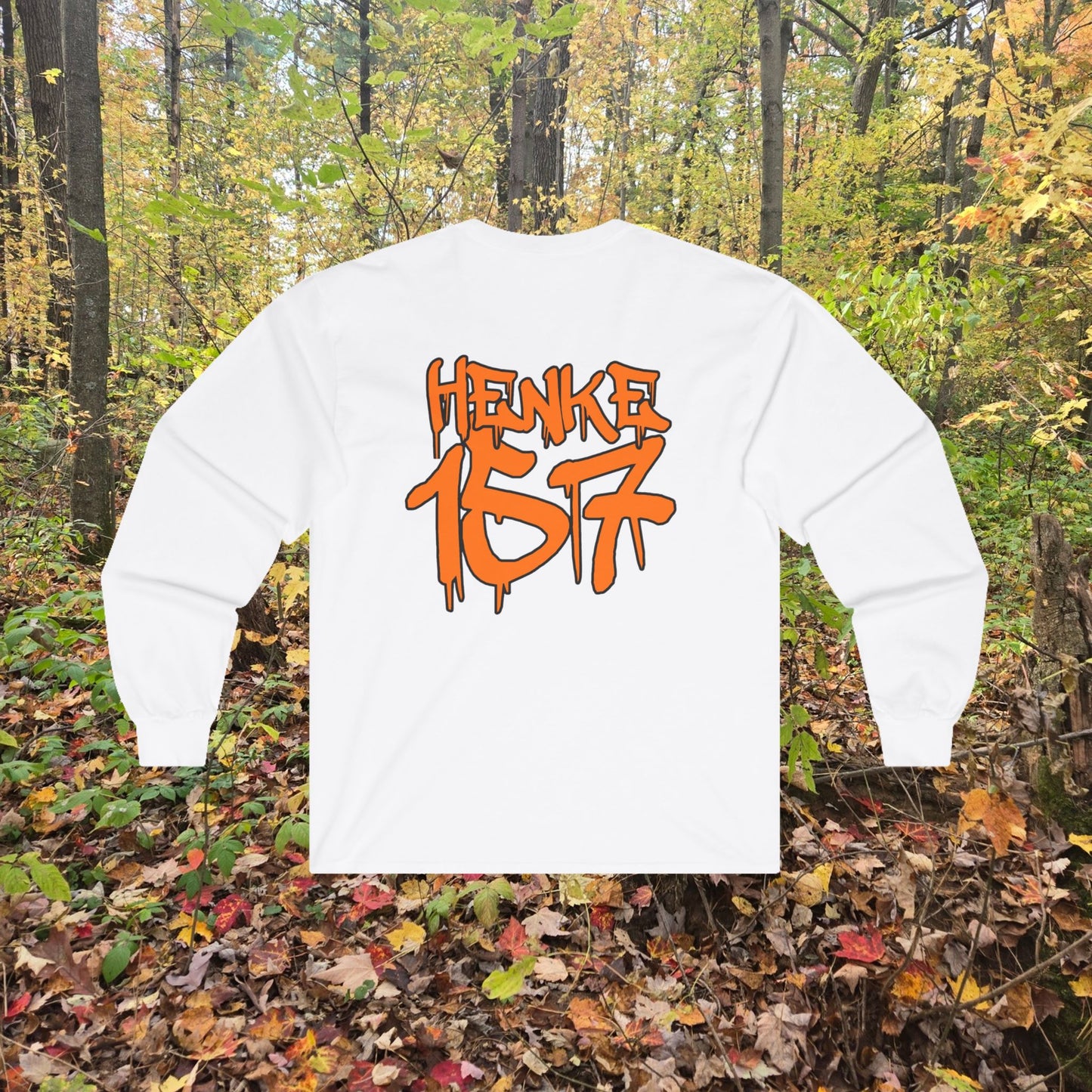 #HENKESTRONG long sleeve Adult black or white