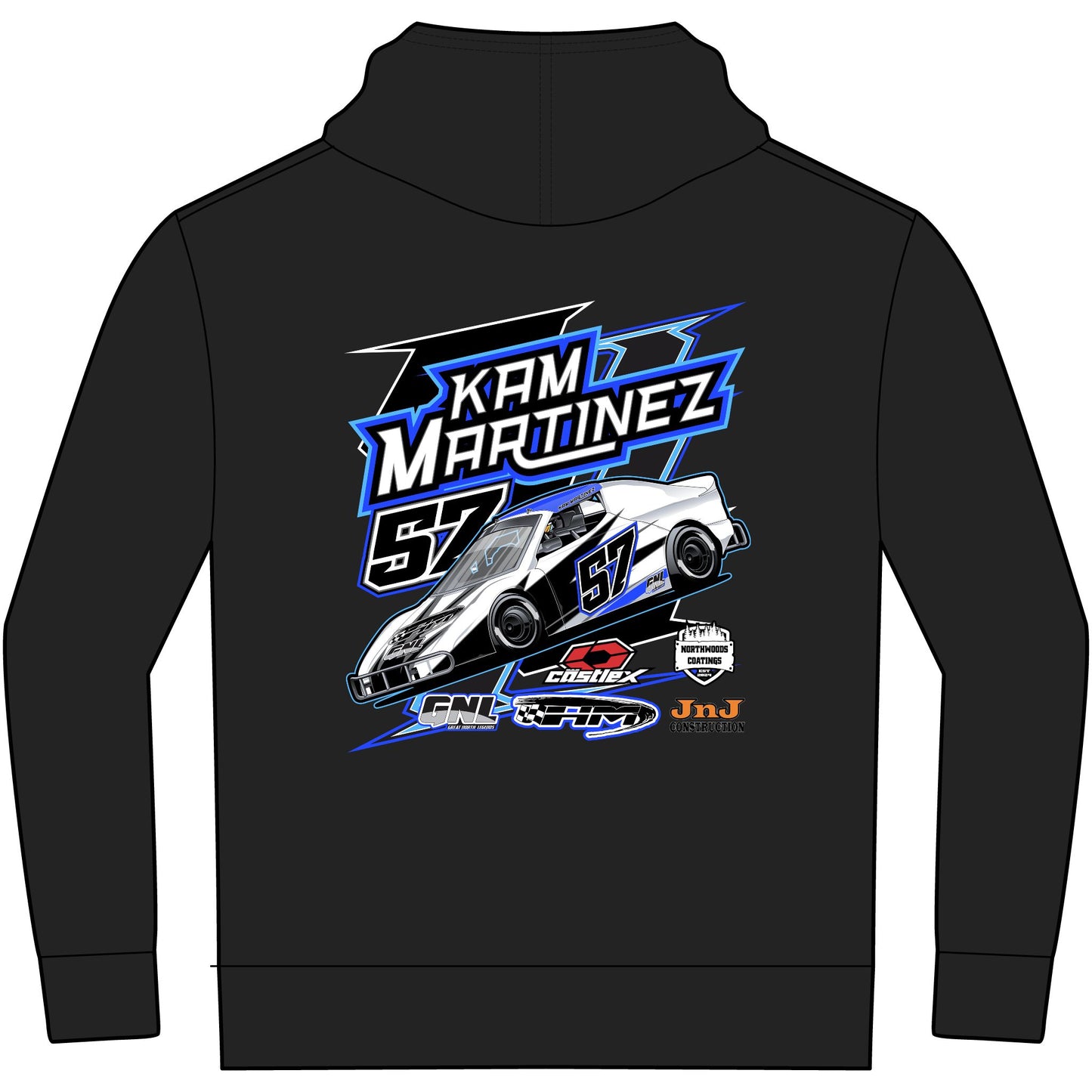 Kameron Martinez #57 Bandolero 2025 Youth Fleece Hoodie