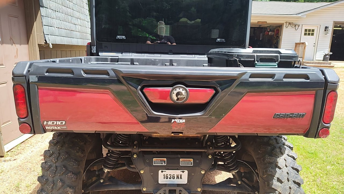 Custom Can-Am tail gate wrap - color match - Defender
