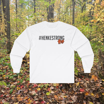 #HENKESTRONG long sleeve Adult black or white
