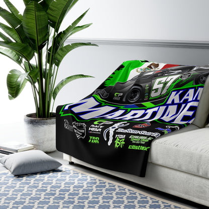 Wild Man Kam Martinez #57 2026 Bandolero Premium Sherpa Fleece Blanket