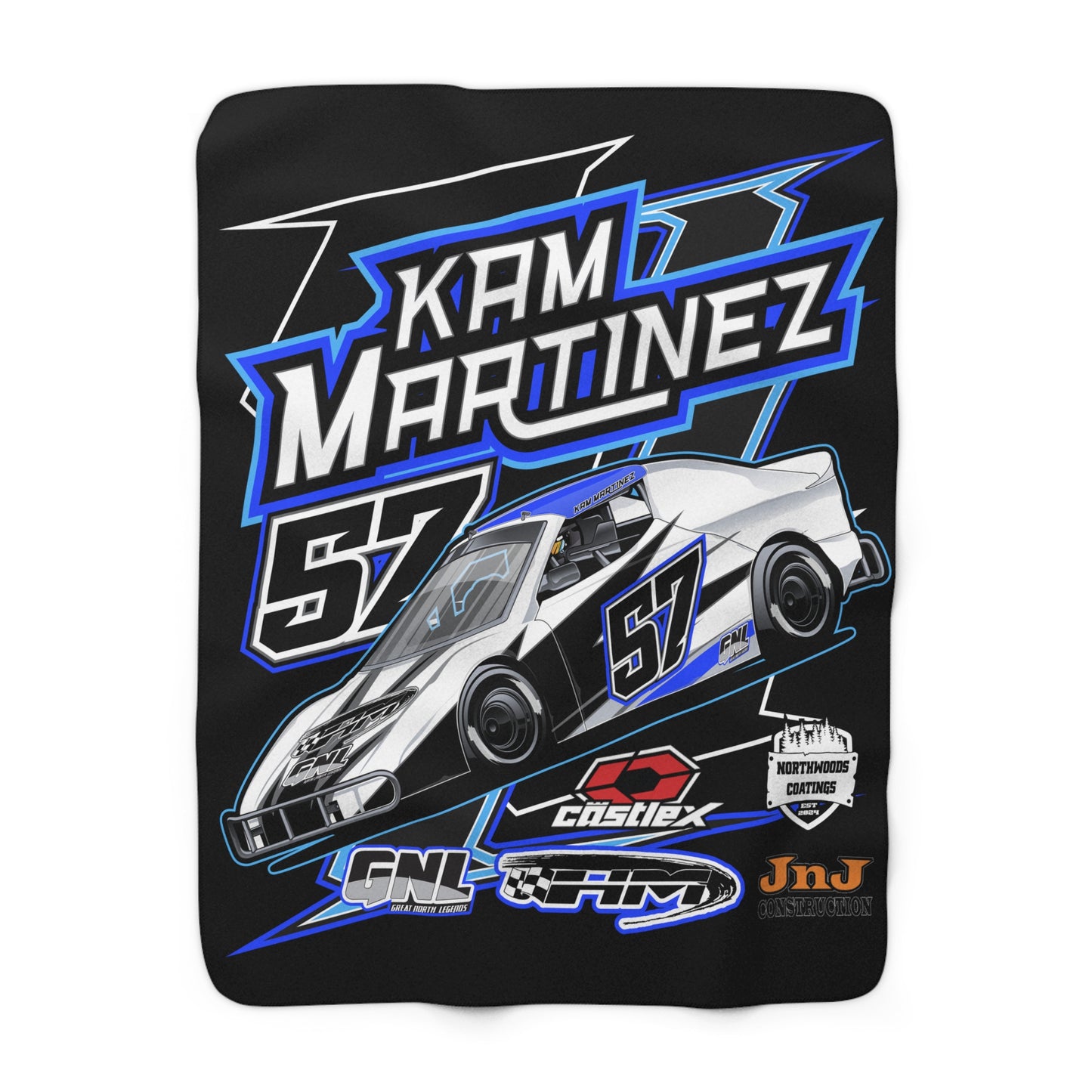 Premium Sherpa Fleece Blanket #57 Kam Martinez 2025 Bandolero