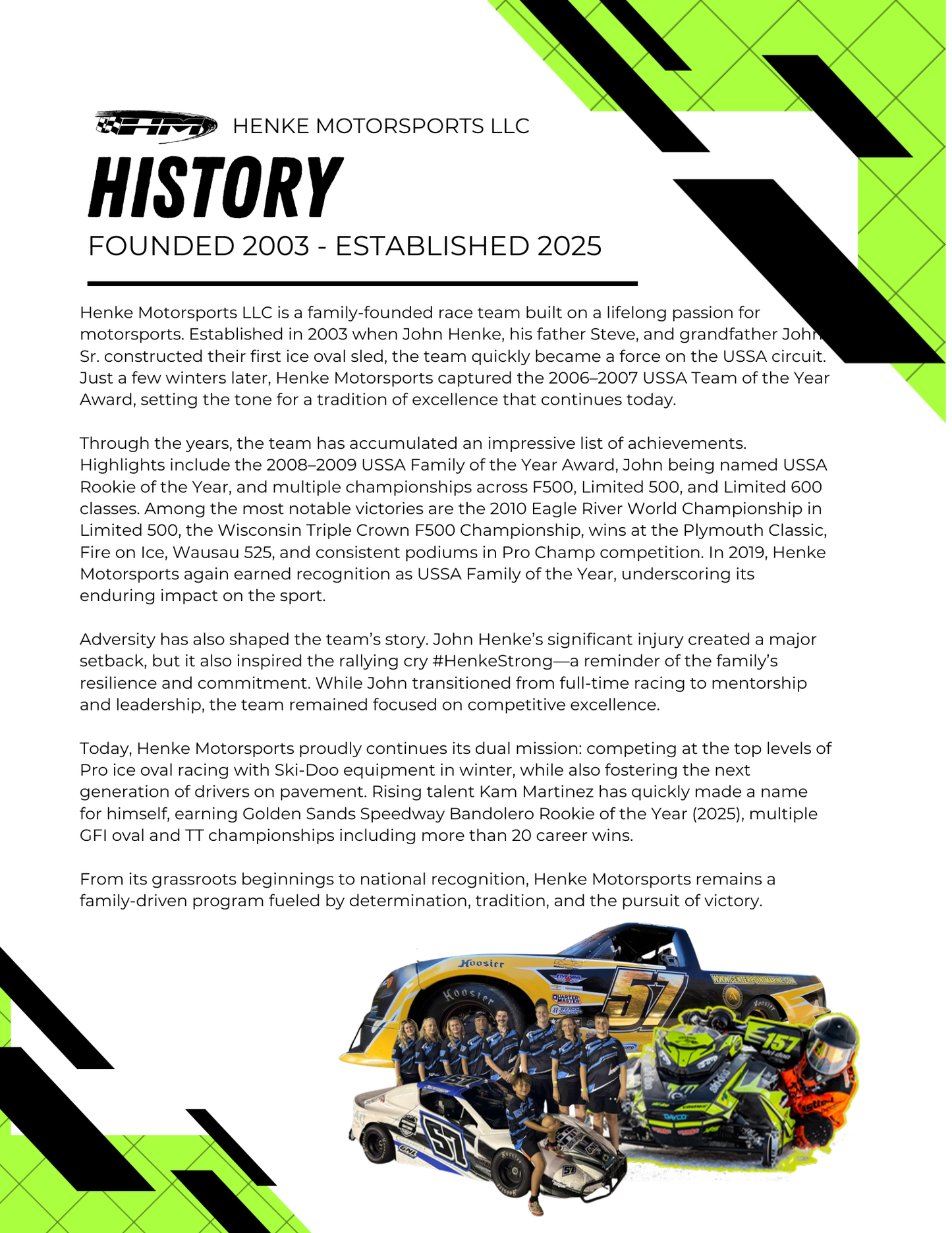Custom Promotion & Marketing Proposals. (Sponsorship proposals, Racing resumes)