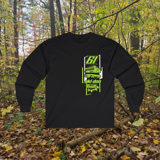 #61 Ezra Graumann F3 Skidoo Henke Motorsports llc Adult long sleeve