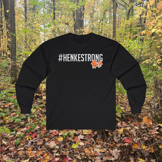 #HENKESTRONG long sleeve Adult black or white