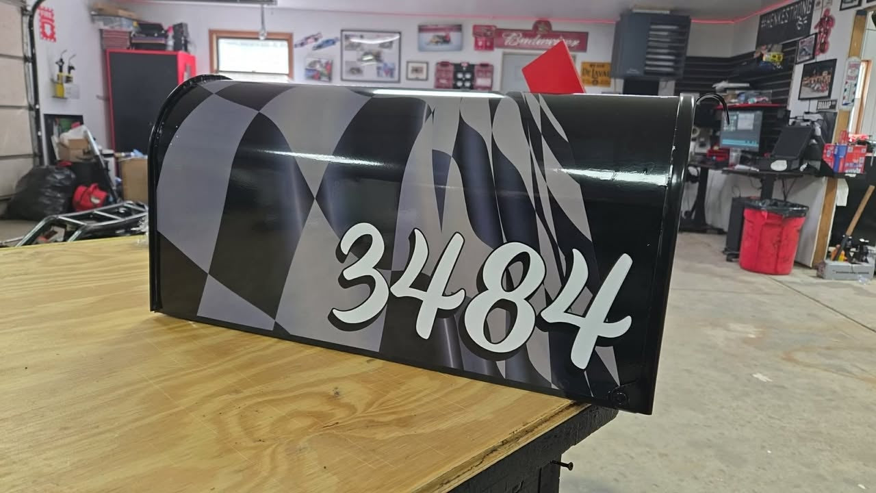 CUSTOM  Mail box vinyl wrap