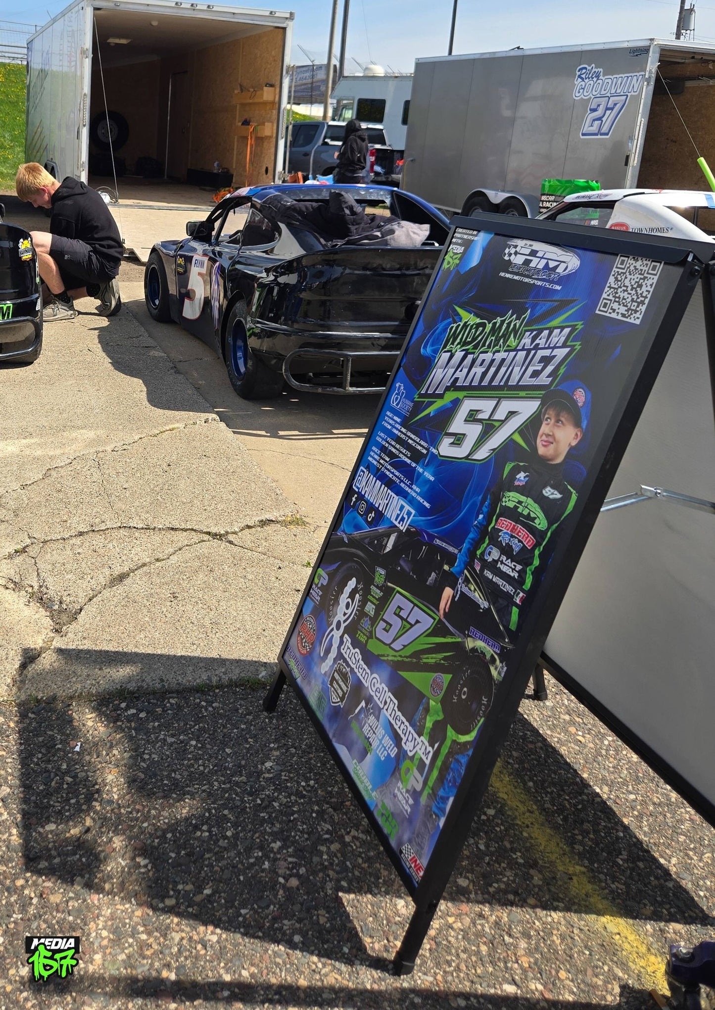 24×36 custom A-Frame promotion and advertising stand with inserts ( pictured )