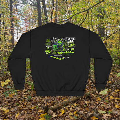 #61 Ezra Graumann F3 Skidoo Henke Motorsports llc Crewneck Sweatshirt