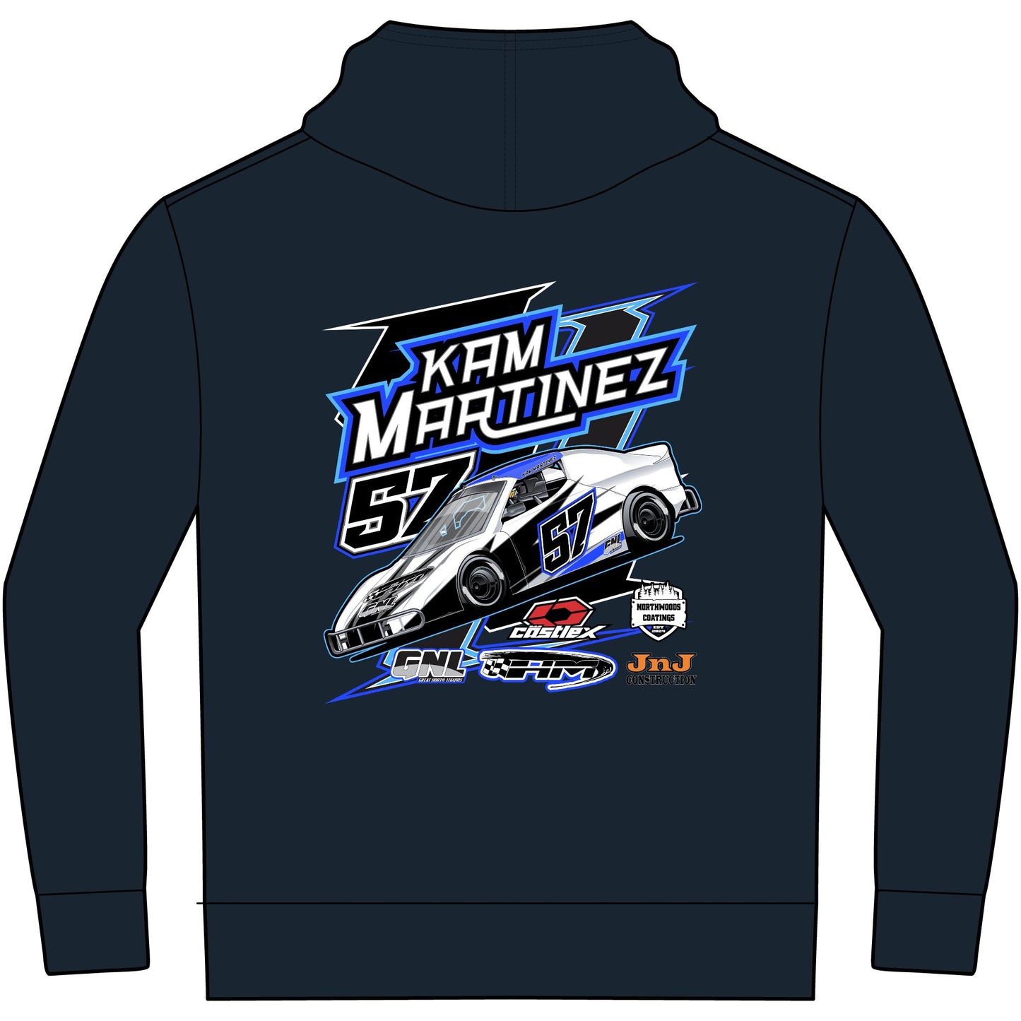 Kameron Martinez #57 Bandolero 2025 Youth Fleece Hoodie