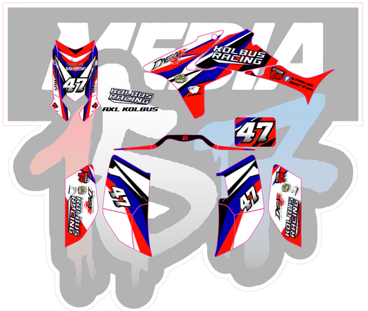 CUSTOM HONDA TRX RACE/RECECREATIONAL WRAP