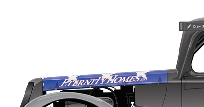 LEGENDS HOOD PANEL FULL WRAP - VIYNL CUSTOM