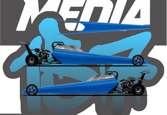 JR DRAGSTER DRAG CAR CUSTOM FULL WRAP